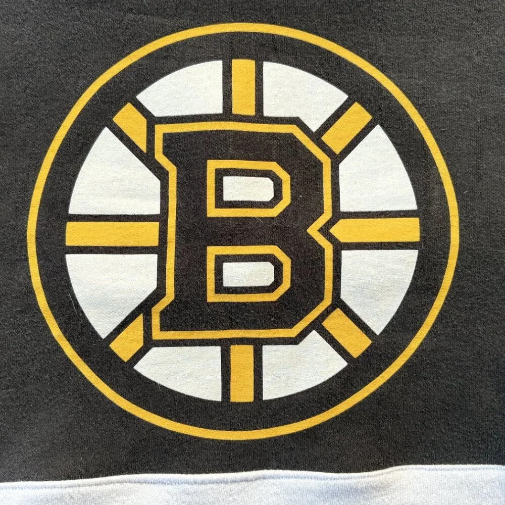 Boston Bruins NHL Hockey 16x16 handmade upcycled sweatshirt throw pillow cover